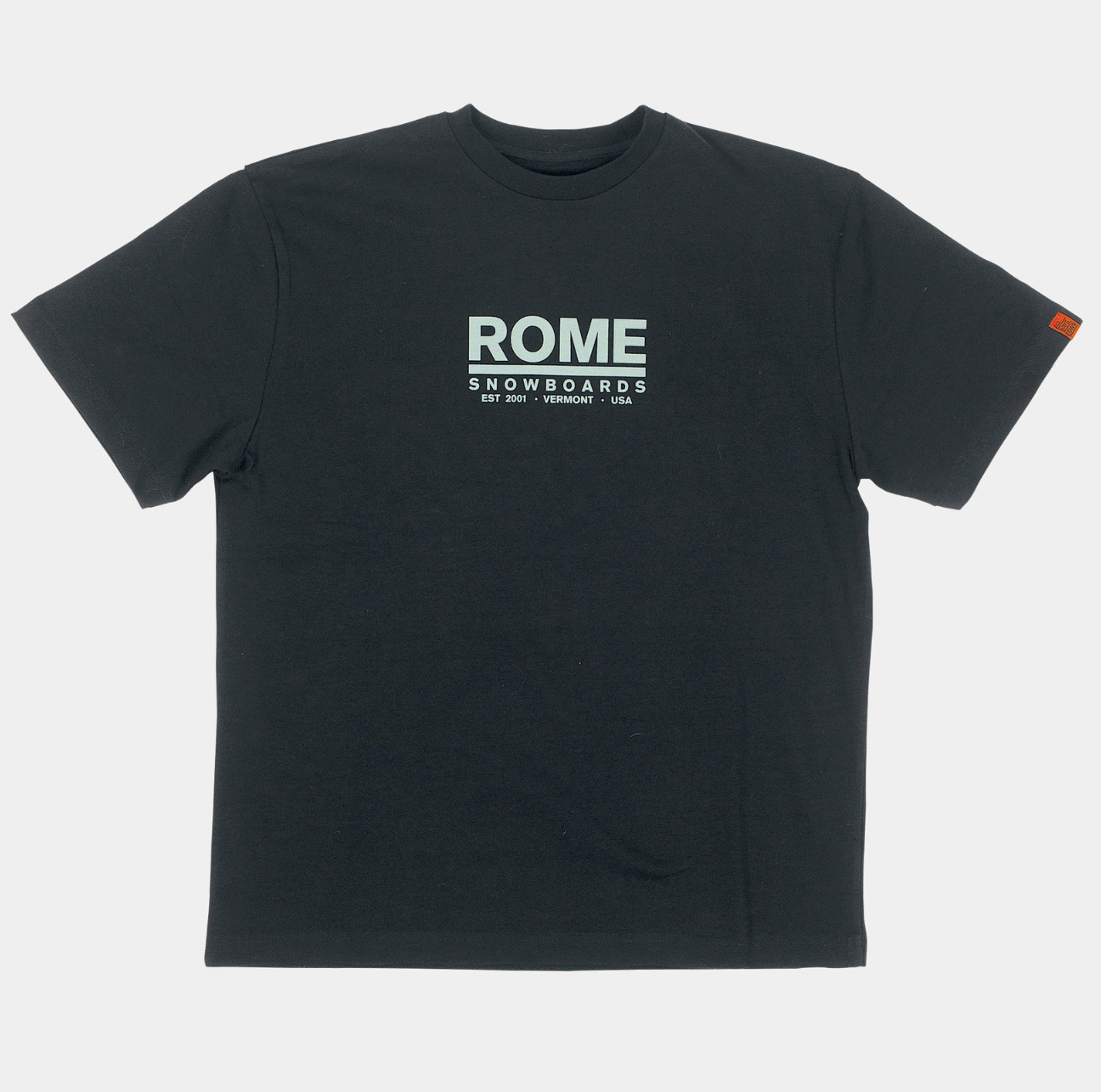 Rome Logo T-Shirt Black