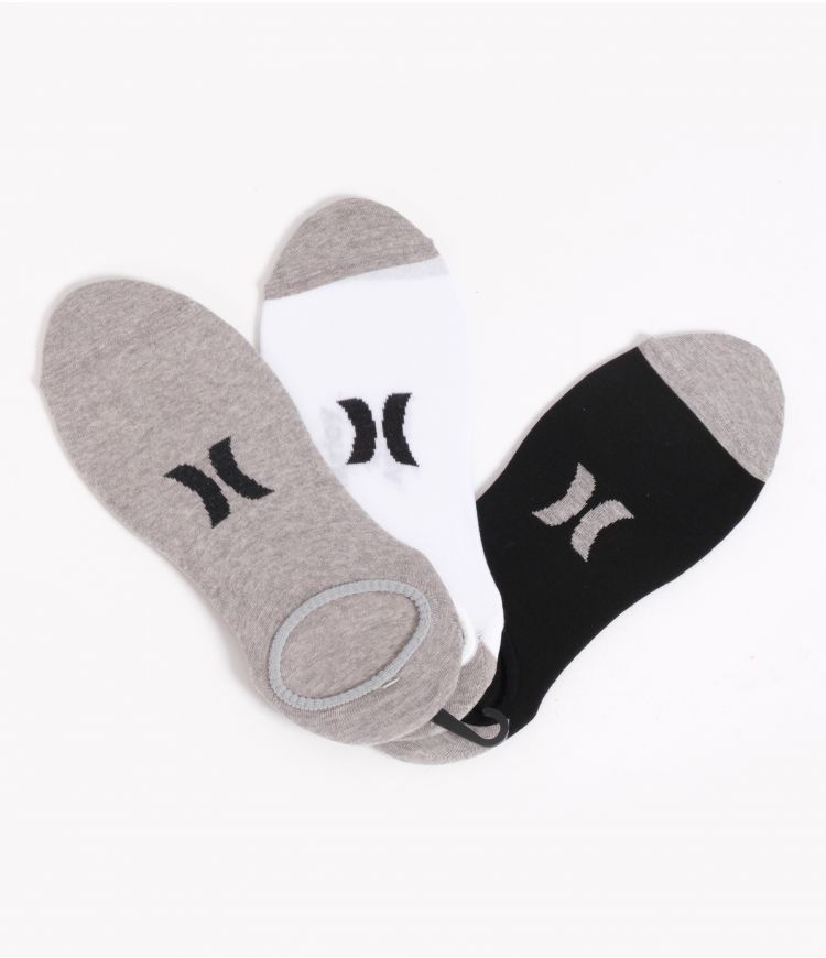 Hurley O&O No Show Socks 3Pack