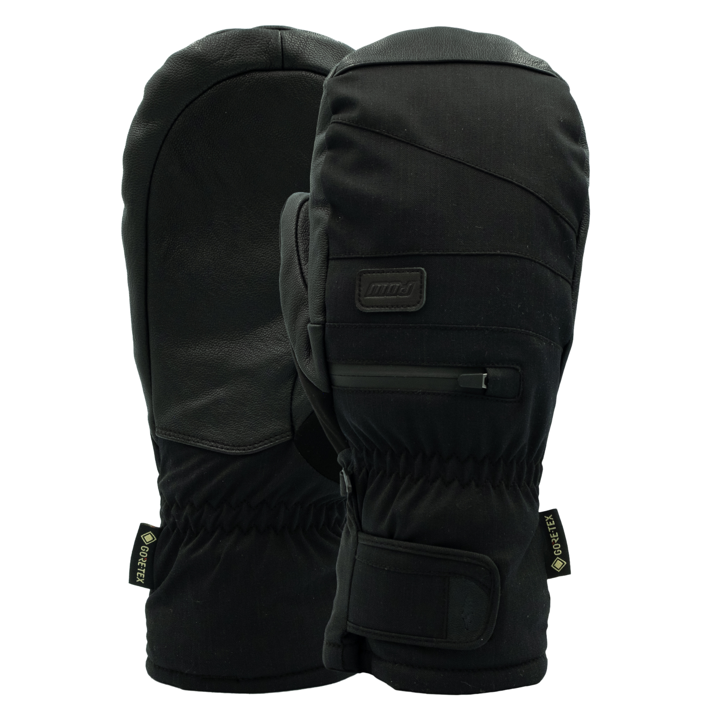 POW Wayback GTX Short Mitten Leather Black