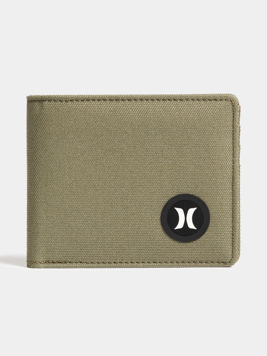 Hurley Icon Bi Fold Wallet Olive