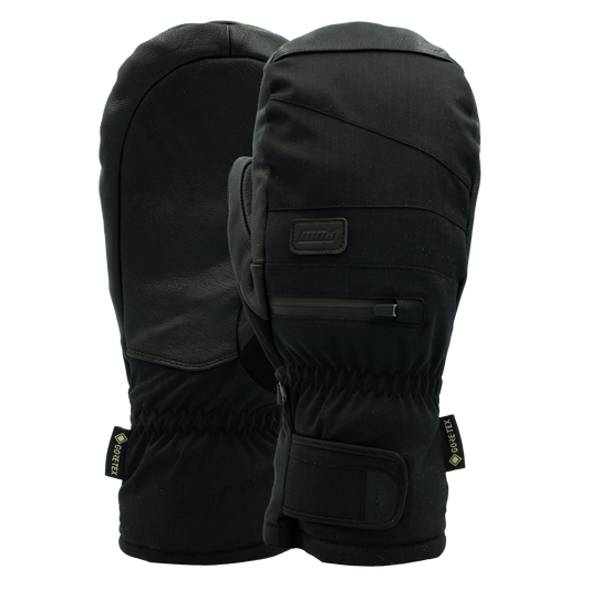 POW Wayback GTX Short Mitten Leather Black