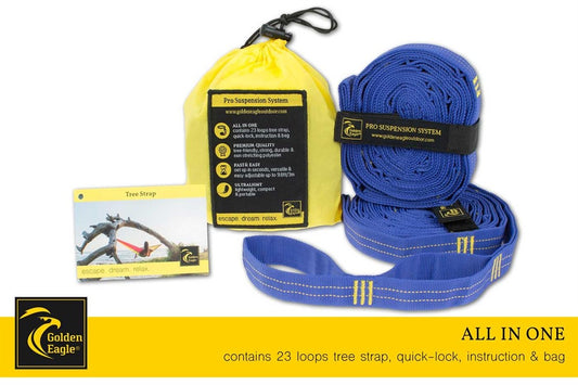 Golden Eagle Aufhängeset 3m - Blue